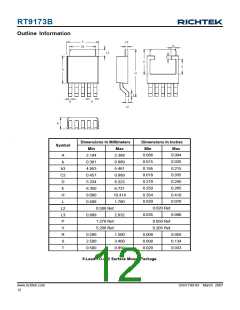 浏览型号RT9173B的Datasheet PDF文件第12页