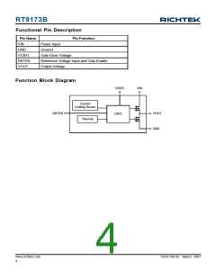 浏览型号RT9173B的Datasheet PDF文件第4页