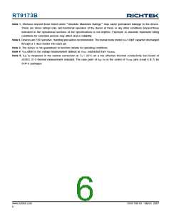 浏览型号RT9173B的Datasheet PDF文件第6页