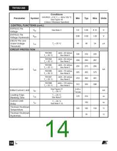 浏览型号TNY263的Datasheet PDF文件第14页