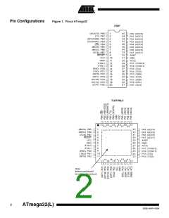 浏览型号ATMEGA32L-8AUR的Datasheet PDF文件第2页