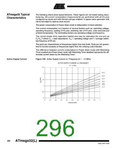 浏览型号ATMEGA32L-8AUR的Datasheet PDF文件第296页