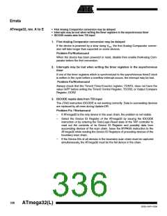 浏览型号ATMEGA32L-8AUR的Datasheet PDF文件第336页