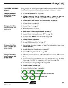 浏览型号ATMEGA32L-8AUR的Datasheet PDF文件第337页