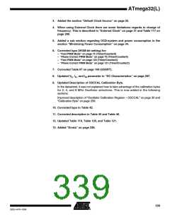浏览型号ATMEGA32L-8AUR的Datasheet PDF文件第339页