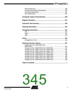 浏览型号ATMEGA32L-8AUR的Datasheet PDF文件第345页