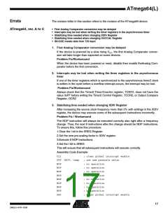 浏览型号ATMEGA64L-8AU的Datasheet PDF文件第17页