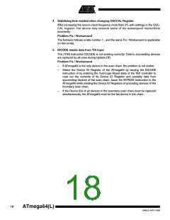 浏览型号ATMEGA64L-8AU的Datasheet PDF文件第18页