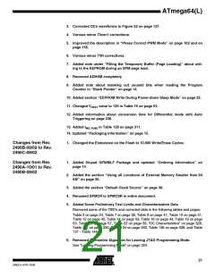 浏览型号ATMEGA64L-8AU的Datasheet PDF文件第21页