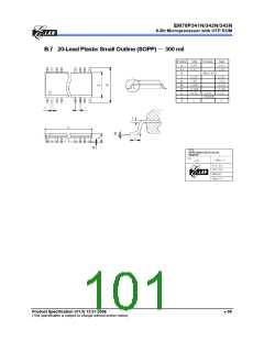 浏览型号EM78P341的Datasheet PDF文件第101页