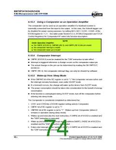 浏览型号EM78P341的Datasheet PDF文件第74页