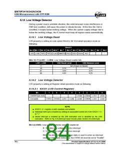 浏览型号EM78P341的Datasheet PDF文件第84页