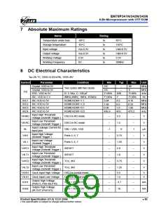 浏览型号EM78P341的Datasheet PDF文件第89页