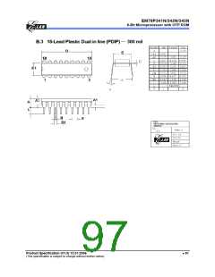 浏览型号EM78P341的Datasheet PDF文件第97页