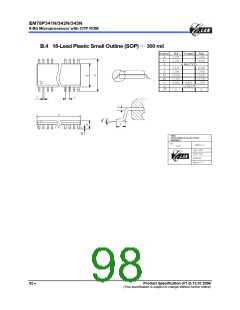 浏览型号EM78P341的Datasheet PDF文件第98页