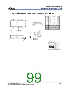 浏览型号EM78P341的Datasheet PDF文件第99页
