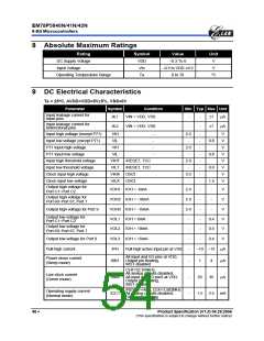 浏览型号EM78P5841NP的Datasheet PDF文件第54页