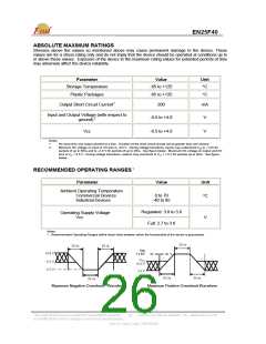 浏览型号EN25F40-75VC的Datasheet PDF文件第26页
