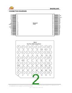 浏览型号EN29SL800B-90MIP的Datasheet PDF文件第2页