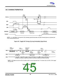 浏览型号ES29BDS160D-12RTG的Datasheet PDF文件第45页