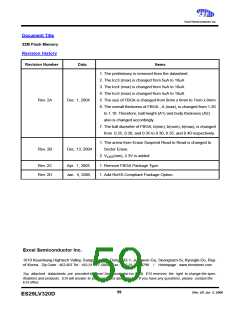 浏览型号ES29BDS160D-12RTG的Datasheet PDF文件第59页
