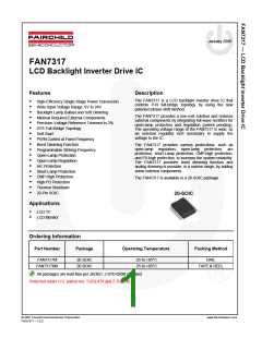 浏览型号FAN7317的Datasheet PDF文件第1页