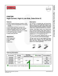 浏览型号FAN7390MX的Datasheet PDF文件第1页