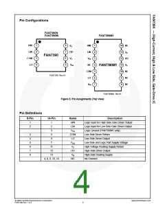 浏览型号FAN7390MX的Datasheet PDF文件第4页