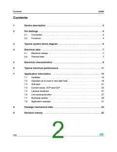 浏览型号L6599D的Datasheet PDF文件第2页