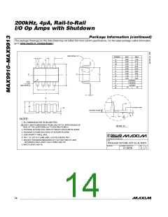 浏览型号MAX9912的Datasheet PDF文件第14页