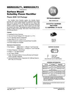 浏览型号MBR0520LT1的Datasheet PDF文件第1页