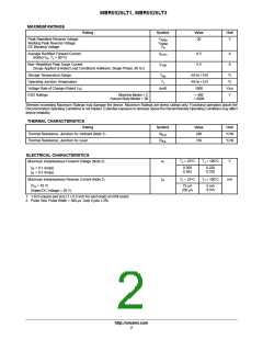 浏览型号MBR0520LT1G的Datasheet PDF文件第2页