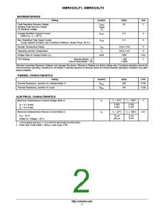 浏览型号MBR0520LT1的Datasheet PDF文件第2页