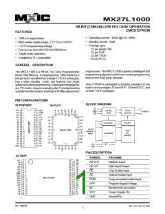 浏览型号27L1000-90的Datasheet PDF文件第1页