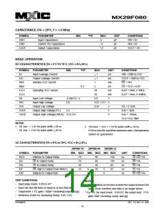 浏览型号29F080-90的Datasheet PDF文件第14页
