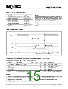 浏览型号29F080-90的Datasheet PDF文件第15页