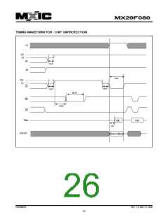 浏览型号29F080-90的Datasheet PDF文件第26页