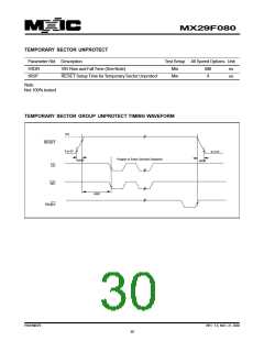 浏览型号29F080-90的Datasheet PDF文件第30页