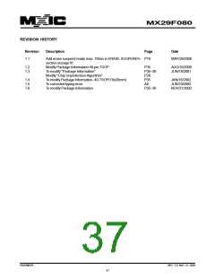 浏览型号29F080-90的Datasheet PDF文件第37页