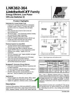 浏览型号LNK364PN-TL的Datasheet PDF文件第1页