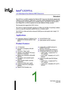 浏览型号LXT971ALC的Datasheet PDF文件第1页