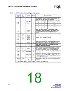 浏览型号LXT971ALC的Datasheet PDF文件第18页
