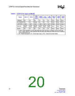 浏览型号LXT971ALC的Datasheet PDF文件第20页