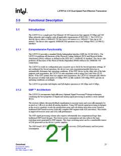 浏览型号LXT971ALC的Datasheet PDF文件第21页