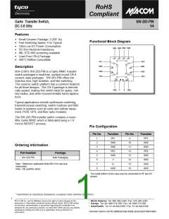 浏览型号SW-283-PIN的Datasheet PDF文件第1页