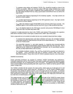 浏览型号TA2022的Datasheet PDF文件第14页