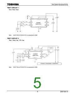 浏览型号TA7291SG的Datasheet PDF文件第5页