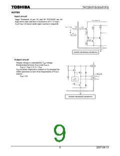 浏览型号TA7291SG的Datasheet PDF文件第9页
