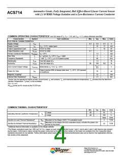 浏览型号ACS714LLCTR-30A-T的Datasheet PDF文件第4页