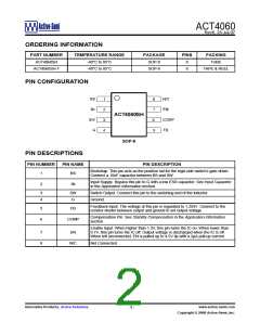 浏览型号ACT4060SH的Datasheet PDF文件第2页